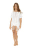 Vestido Corto Blanco Tejido Bari - BARC02 - Milonga