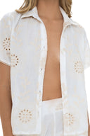 Camisa Bloom Marfil - BLMC03 - Milonga