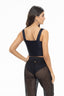 Crop Top Palette Negro Cruzado - PALC40 - Milonga