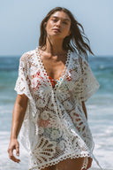 Salida De Baño Kaftan Marfil Sparkly - SEAC01 - Milonga