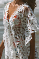 Salida De Baño Kaftan Marfil Sparkly - SEAC01 - Milonga