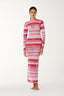 Vestido Largo Maya Rose Wave - Mola Mola