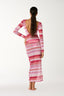 Vestido Largo Maya Rose Wave - Mola Mola