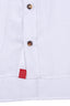 Camisa Lino Manga Corta De Hombre - Blanca - Redflag