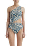 Enterizo Un Hombro Diana Blue Pavoni - 21031 - Encantadore