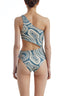Enterizo Un Hombro Diana Blue Pavoni - 21031 - Encantadore