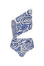 Enterizo Un Hombro Diana Blue Pavoni - 21031 - Encantadore