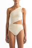 Enterizo Un Hombro Diana Ivory Full - 21035F - Encantadore