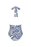 Enterizo Margarita Blue Pavoni Full - 21081F - Encantadore
