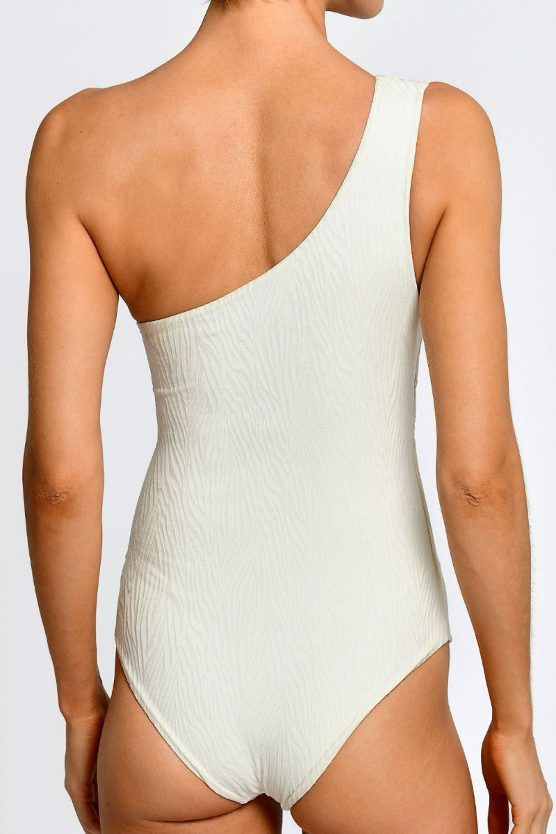 Enterizo Un Hombro Marfil Vita Ivory Sand- 2509OF - Encantadore