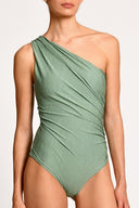 Enterizo Un Hombro Vita Jade Green - 2606O - Encantadore