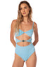 Enterizo Escote Alida Shiny Blue - 95053 - Kibys