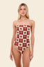 Enterizo Strapless Sunrise Palm Lunaria - O41317 - Malai
