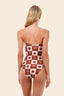 Enterizo Strapless Sunrise Palm Lunaria - O41317 - Malai