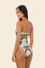 Enterizo Strapless Tropical Mystic Lunaria - O41352 - Malai