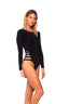 Enterizo Manga Larga Black Obi - O32001 - Malai