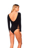 Enterizo Manga Larga Black Obi - O32001 - Malai