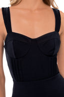 Enterizo Varilla Sparkly Negro - SPA701- Milonga