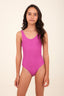 Enterizo Niña Textured Easy Pink Lola - K26212 - Malai