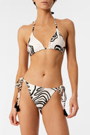 Bikini Panty Amarres Laterales Tina Marea White - 2469B - Encantadore