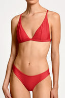 Bikini Panty Básico Zahri Red - 2645B - Encantadore
