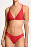 Bikini Top Triángulo Amori Red - 2645T - Encantadore