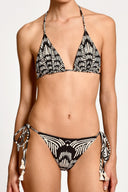 Bikini Panty Amarre Laterales Tina Midnight Shells - 2653B - Encantadore