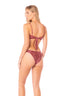 Bikini Top Strapless Helen Wine Corals - 93836 - Kibys