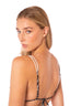 Bikini Top Triángulo Maira Black Corals - 93866 - Kibys