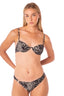 Bikini Panty Básico Orchid Black Corals - 93874 - Kibys