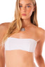 Bikini Top Strapless Vera White - 94016 - Kibys