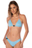Bikini Top Triángulo Maui Shiny Blue - 95036 - Kibys