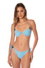 Bikini Top Varilla Vera Underwire Shiny Blue - 95046 - Kibys