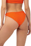 Bikini Panty Textured Wave Cast Bandeau Brisa Tangerine - B21297 - Malai
