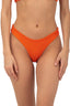 Bikini Panty Textured Wave Cast Bandeau Brisa Tangerine - B21297 - Malai