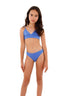 Bikini Niña Textured Ipanema Sunny Blue Constance - K82232 - Malai