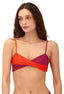 Bikini Top Bralette Brisa Tangerine Color Blend Marea - S00289 - Malai