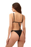 Bikini Top Triángulo Black Ola Ring - S01001 - Malai