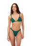 Bikini Triángulo Brisa Emerald Ola Ring Top - S01276 - Malai