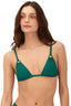 Bikini Triángulo Brisa Emerald Ola Ring Top - S01276 - Malai