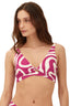 Bikini Top Bralette Raspberrywirl Costa - S02278 - Malai