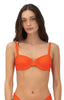 Bikini Varilla Brisa Tangerine Coral Top - S03277 - Malai