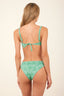 Bikini Top Varilla Coconut Green Coral - S03310 - Malai