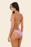 Bikini Top Triángulo Textured Wave Flowing Orchid Basal - T01185 - Malai
