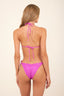 Bikini Top Triángulo Texture Easy Pink Basal - T01212 - Malai