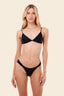 Bikini Top Triángulo Black Cleo - T100001 - Malai