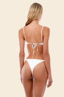 Bikini Top Bralette White Concha - T102002 - Malai