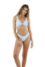 Bikini Limitless Sky Textured Wave Jazz Top - T75184 - Malai