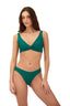 Bikini Top Bralette Brisa Emerald Knotty - T81276 - Malai