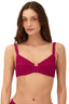 Bikini Top Varilla Textured Wave Majestic Brisa Raspberry - T86295 - Malai